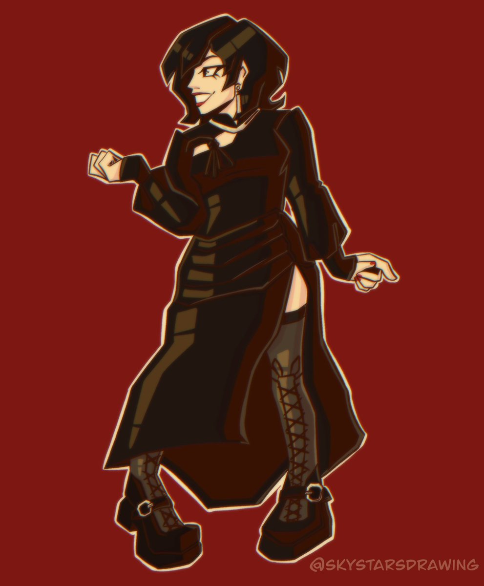 CattLilithh's tweet photo. My part of an art trade with the wonderful @spicygatas ! Always fun to draw my fave girl 🖤

#ResidentEvil #AdaWong #REBHFun https://t.co/ox7Md1jexT