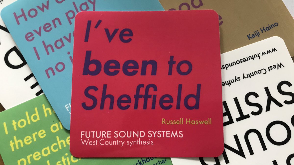 RussellHaswell's tweet image. “I’ve been to Sheffield” @FutureSndSystem