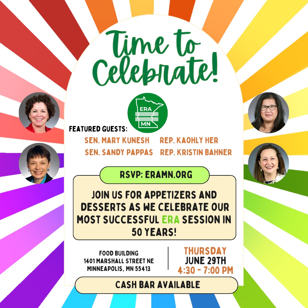 4 more days till the #ERA Celebration in #Minneapolis!

Be sure to RSVP here: eventbrite.com/e/time-to-cele…

See you there! #ERANow #ERA100 #RT
