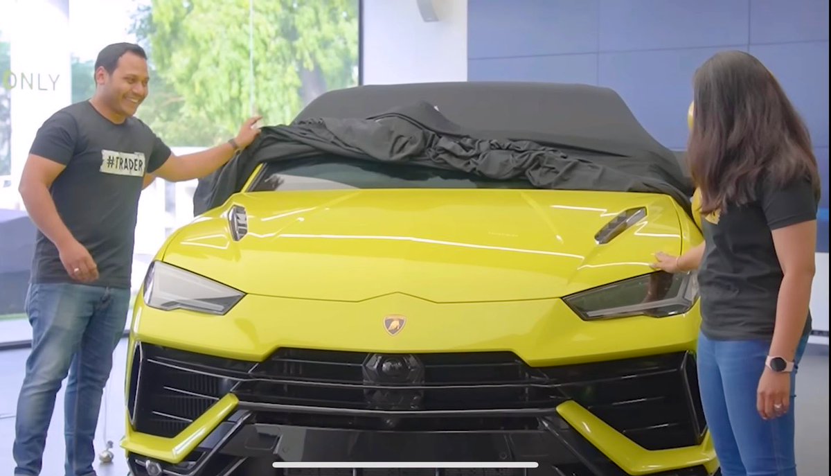 trader_gamma's tweet photo. A Lamborghini shouldn’t motivate you trade options   

A good trading system with lesser DD should motivate you to trade options   

Don’t confuse between fantasy and realistic targets https://t.co/5v1KygwBGw