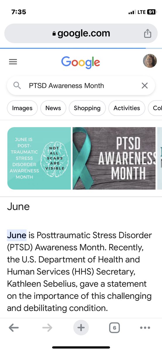#SundayMotivation 

#June

June Is PTSD AwarenessMonth

 #RETWEET 

#PLEEAAZZEE 

#PTSD 

#PTSDAwarenessMonth 

@Google On @googlechrome And #Screenshot #TweeterWorld Some Images/Info And Share On #Twitter. Let’s Make This #TREND

#TrendingHot 

#TrendingNow 🥁🎬…