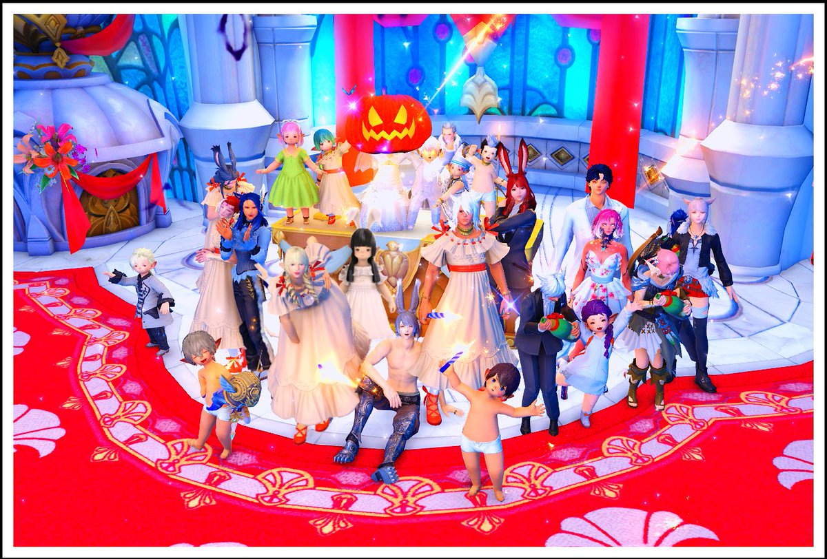 TunaTorori's tweet photo. Thank you to everyone who took the time to attend our wedding yesterday!! We really appreciate it!!

Also special thanks to @EveDeimos for the lovely drawing!

#FF14 #FFXIV #おはララ #ララフェル #GPOSERS https://t.co/evz1RdAbJo