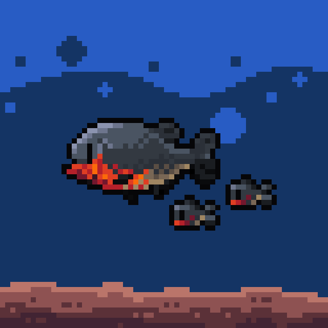 For today's #pixel_dailies, I took the opportunity to update the #piranha sprite from my game, Chillquarium!

<a href="/Pixel_Dailies/">Pixel Dailies</a>