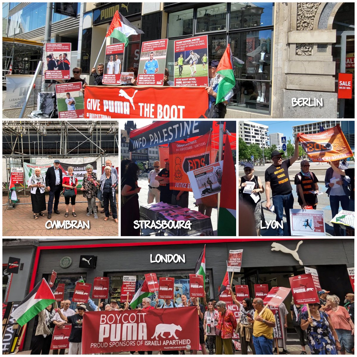 bdsprovence's tweet photo. Voilà pourquoi #BoycottPuma était en tendance ce weekend ! Puma sonsorise l association Israélienne de football qui inclut et gère des clubs des colonies illégales !
@PUMA Mettez fin à ce contrat indigne ! #NoRestForPuma https://t.co/Z3ZQe35zdQ