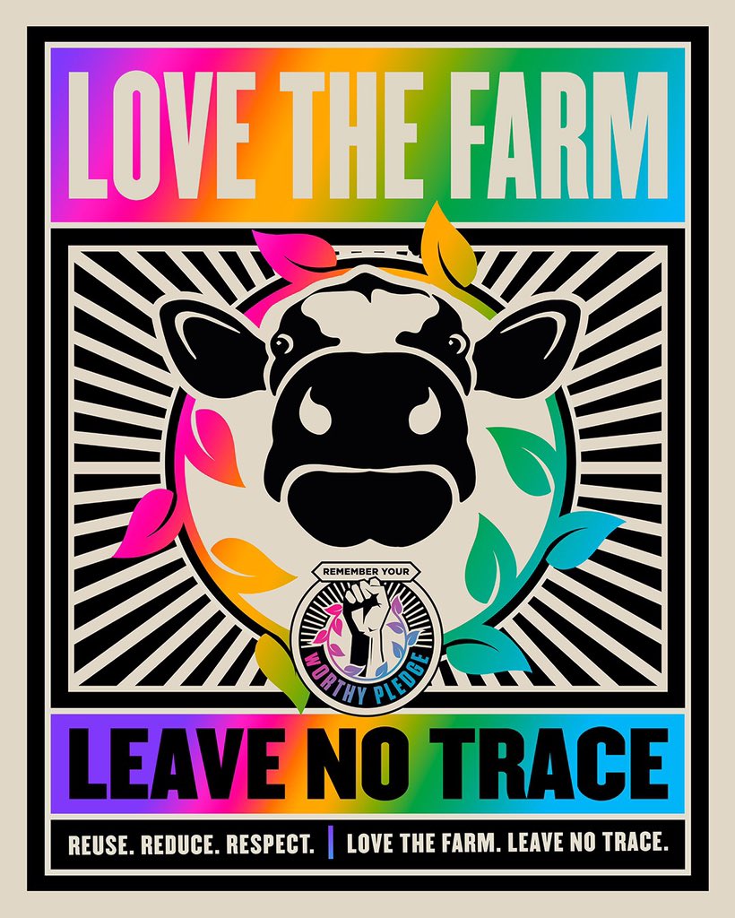 Have a great final day of #Glastonbury2023! When you’re packing up your tent, please put your rubbish in the bin bags provided by campsite stewards and take home all of your belongings to use again next time! Thank you. Love the farm, leave no trace!