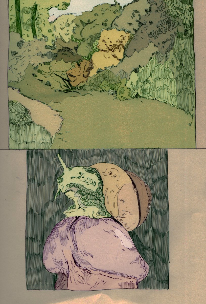 apencilinhand's tweet photo. Here is a selection of nature themed drawings - I don't usually like green (1) https://t.co/VPDfJ0jMo1
