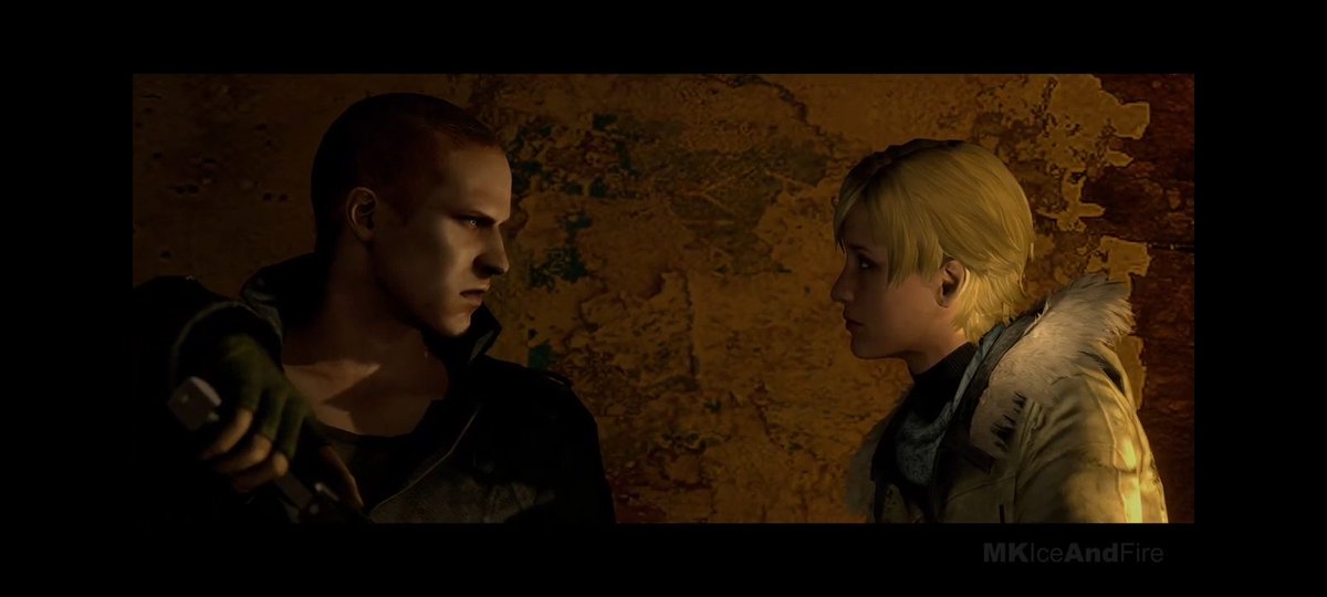 Please kiss #residentevil6 #jakemuller #sherrybirkin