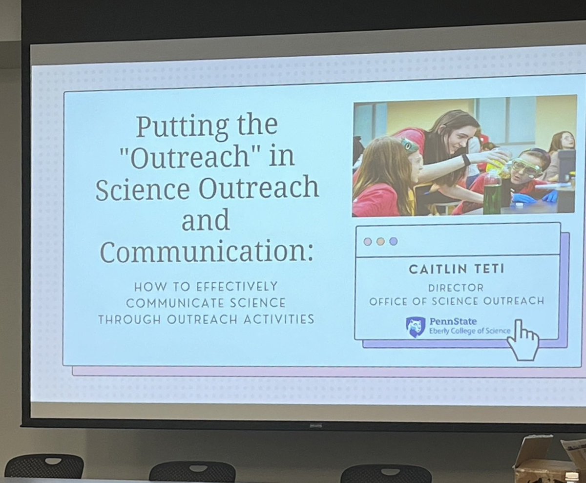 Thank you to <a href="/GWISci/">Graduate Women in Science</a> / <a href="/GWIS_PSU/">GWIS State College</a> for inviting me to speak at your national conference this week!