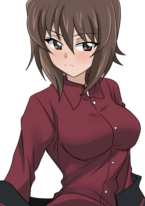 お題 「黒森峰女学園」から西住お姉ちゃん #週末ガルパンお絵描き120分一本勝負 #週末ガルパンお絵描き120分一本勝負20230625