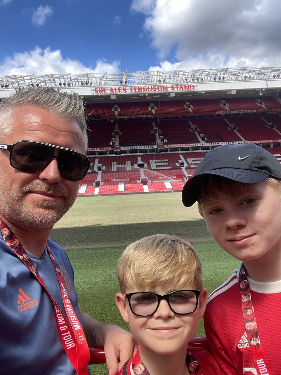 Brilliant day at the  <a href="/ManUtd/">Manchester United</a> Old Trafford stadium tour yesterday! 👹 @agarnacho7 <a href="/D_DeGea/">David de Gea</a> <a href="/antony00/">Antony Santos</a>