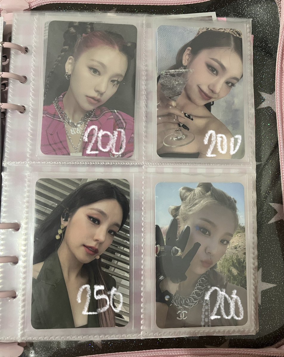 jicartzs's tweet photo. yeji assorted pcs 

! wts lfb ph 
 » x sensi, impatient 
 » PAYO / 2 days dop
   ◌ gcash
   ◌ flash exp | sco
   ◌ tingi | 800 set payo
   ◌ prio set taker :))

🏷️ : itzy yeji crazy in love special ed harley cocktail checkmate not shy noot noot ktown4u ld https://t.co/Gm1OzpPpcL