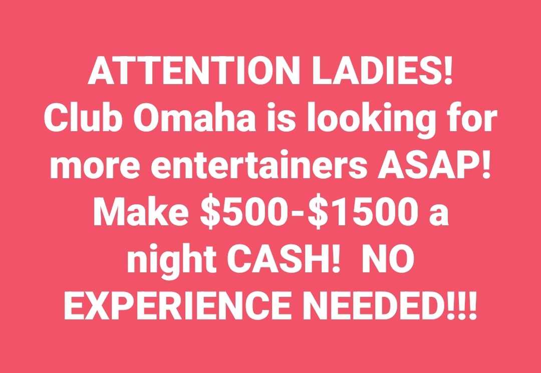 Club Omaha on Twitter "Club Omaha is NOW HIRING!🥳 Email