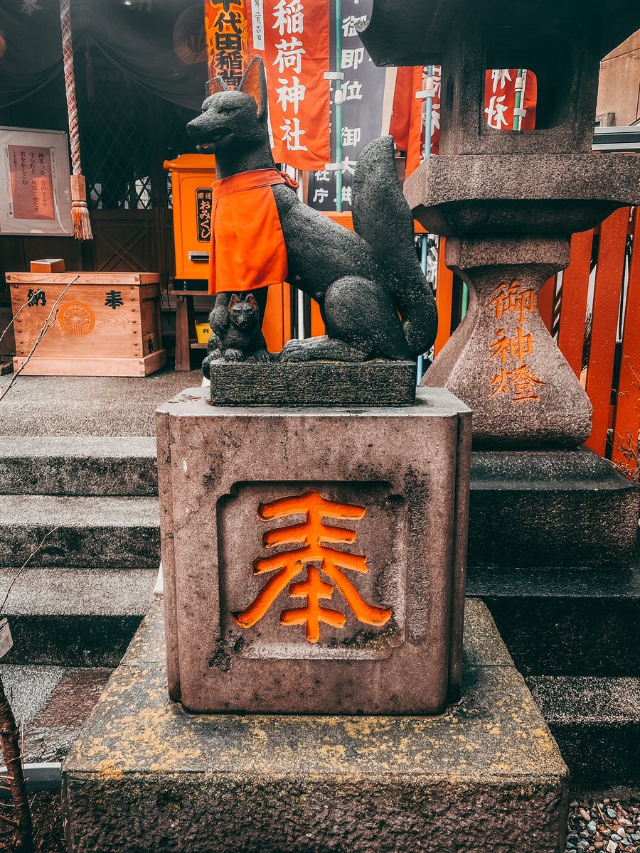 PrettyOkTravel's tweet photo. On our trip this winter I want to continue taking photos of all of the amazing statues at shrines, but I want to be a lot more cognizant about marking which shrine it is, and why they have the specific subset of ones they do.

#japan #travel #inari #kyoto #philosopherspath https://t.co/AzHJHNzZpA