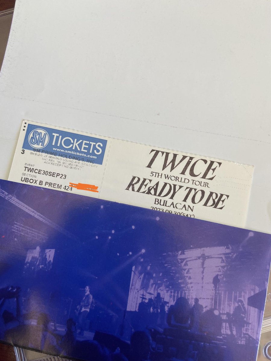 yerimpoca's tweet photo. WTS/LFB
Twice Ready to Be concert tickets

Help RT
 
UBB premium sec 424
₱6500 SRP price (no patong)
 -can still lower the price

can do meet up
Rfs: upgraded seats https://t.co/Z2cqTFzhF1