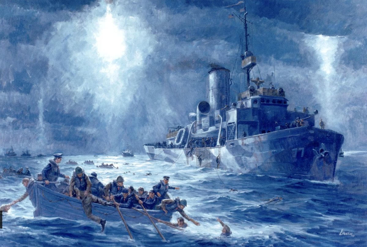 USCG's tweet photo. #Sundaymorningreads ☕ 📖 - #TheLongBlueLine: 80 years ago — Escanaba saves hundreds of lives and then perishes

To read this story: https://t.co/aOrYs9ALc6

#TLBL #semperparatus https://t.co/SKUinMCK8a