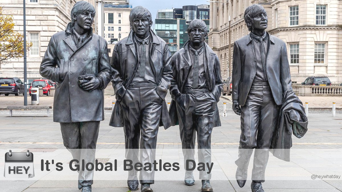 It's Global Beatles Day! 
#GlobalBeatlesDay #BeatlesDay #Statues