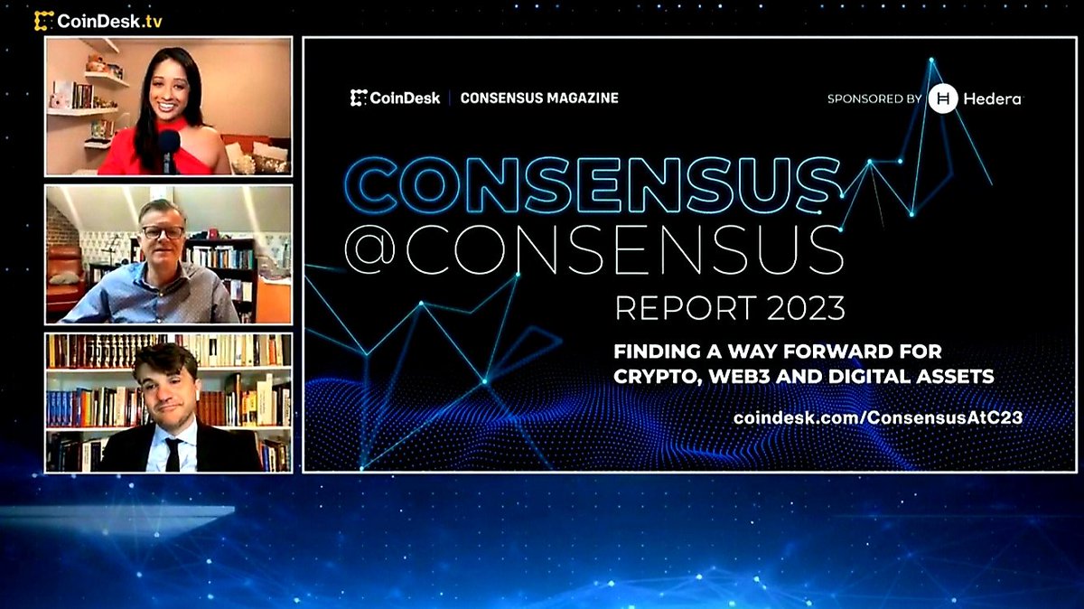 2/ 'We had our reporters attend each of these separate sessions, there were 11 separate issues that we dealt with...#ConsensusAtC23 report is therefore a compendium of all those issues' 1:30 @mikejcasey CCO @CoinDesk Sponsored by @Hedera $HBAR #Hedera youtube.com/watch?v=-JYecc…