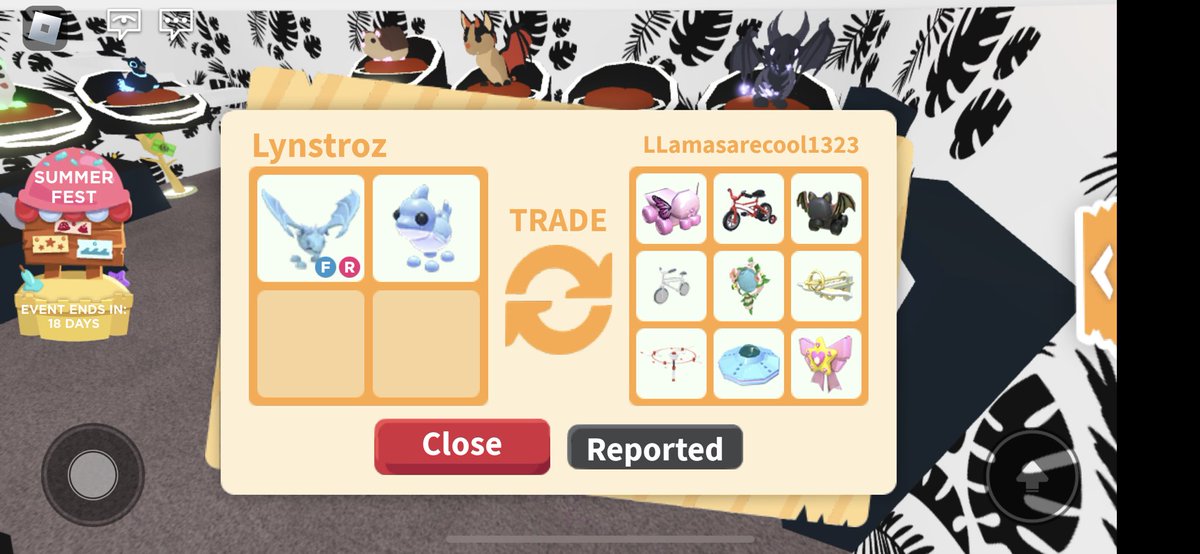 LStrozinsky's tweet photo. I reported but I know I’ll never see it again prob. stupid me! 
Here’s here user! FYI! 

#adoptmegiveaways #adoptmegw #adoptmegws #roblox #adoptmetrader  #adoptmepets #adoptmetrades #AMTrading #adoptme #adoptmetrade #adoptmetrading https://t.co/lbhxKZRu2u