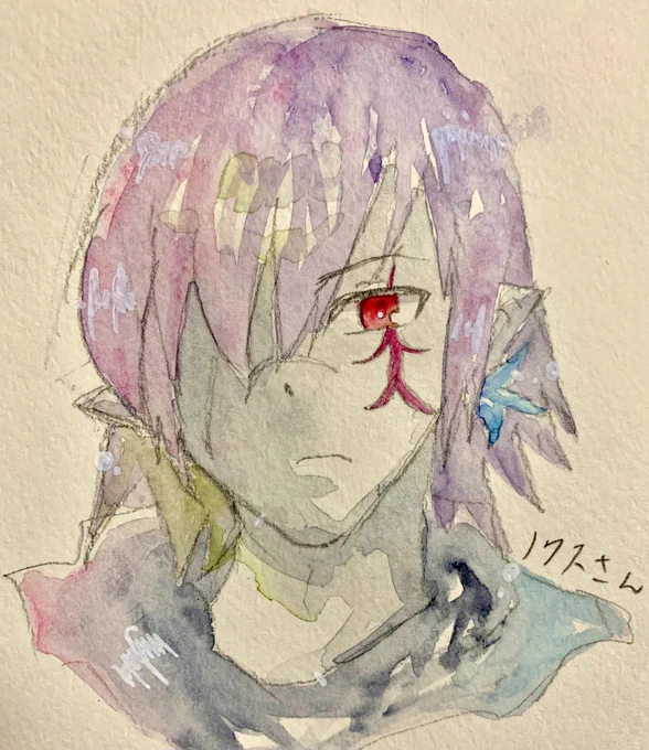 #頭割り5エアスケブ  ノクスさん【 】  描かせて頂きました! スケブありがとうございます!