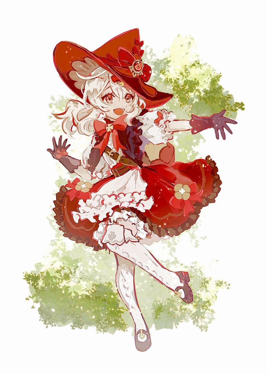 1girl gloves hat solo witch hat open mouth alternate costume  illustration images