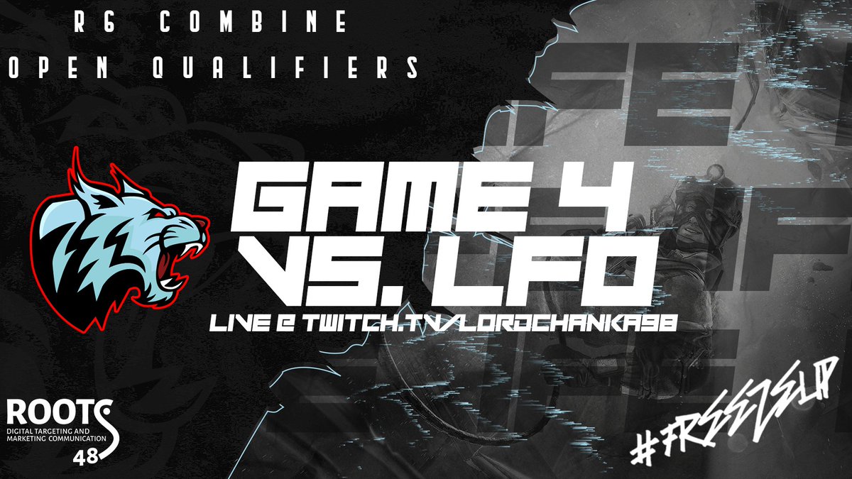 Let's Go! Support our boys over at twitch.tv/lordchanka98 !!!
Match vs LookingForOrg starting soon!
#FreezeUp #R6Combine #IceForceOnTop