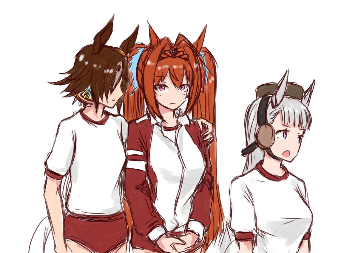 ダイワスカーレット(ウマ娘) ,ゴールドシップ(ウマ娘) ,ウオッカ(ウマ娘) 「」|エスピーアイのイラスト
