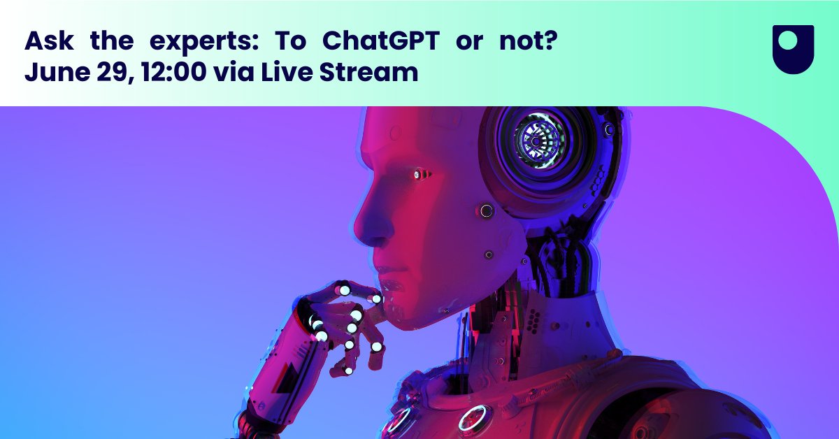 OU_STEM's tweet image. We are just a couple of days away from the next Ask the Experts: To ChatGPT or Not? Join us to learn more about the technology and what innovative ways it is being used around the OU!
Sign up to receive the live-stream links.
eventbrite.co.uk/e/ask-the-ou-e…