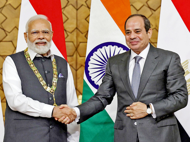 @narendramodi Heartiest congratulations to Hon'ble PM @narendramodi Ji for being honored with the prestigious 'Order of the Nile'. This accolade highlights the deepening ties between India and Egypt. A moment of pride for our nation! 🇮🇳🤝🇪🇬