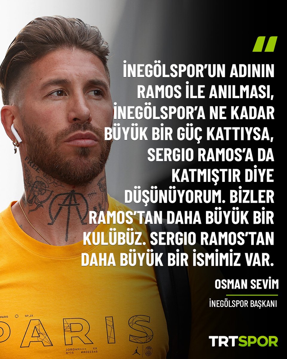 🗣️🎙️Başkan Osman Sevim'den 'Ramos' açıklaması...