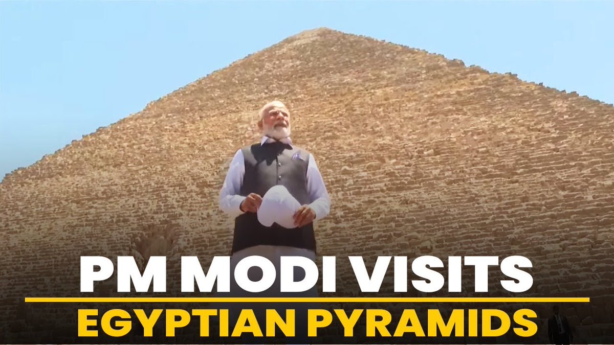 @narendramodi The Pyramids of Egypt hold timeless allure & continue to captivate the world. These architectural marvels symbolize the indomitable human spirit. Hon'ble PM @narendramodi Ji's visit to the Pyramids highlights the significance of cultural exchange & appreciation! #ModiInEgypt…
