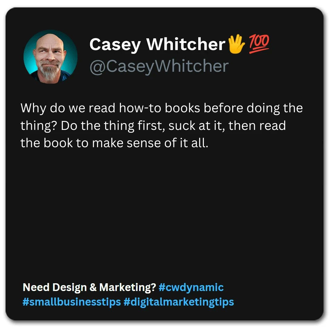 CaseyWhitcher's tweet image. #Cwdynamic #smallbusinesstips #digitalmarketingtips