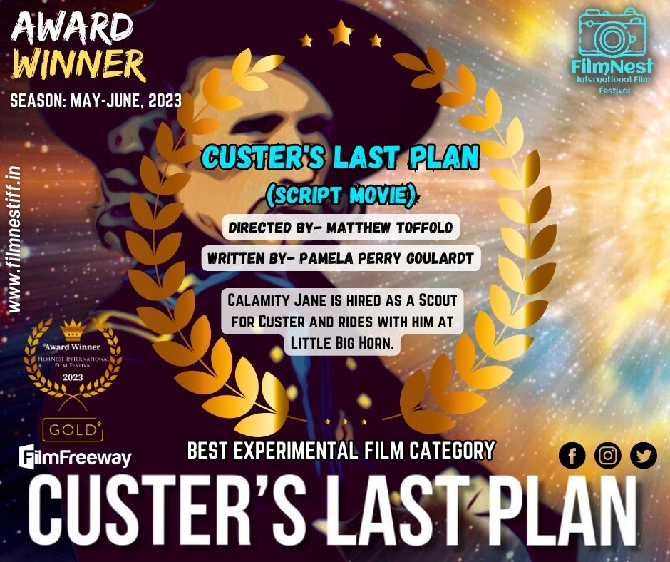 FilmnestF's tweet photo. Congratulations to Director Matthew Toffolo & Writer Pamela Perry Goulardt of "𝗖𝘂𝘀𝘁𝗲𝗿'𝘀 𝗟𝗮𝘀𝘁 𝗣𝗹𝗮𝗻" for their well-deserved victory in the Best Experimental Film category.
It has been an honour to assess this exceptional creation.
#Winner #FNIFF #ScriptMovie https://t.co/T2iJd16ly8