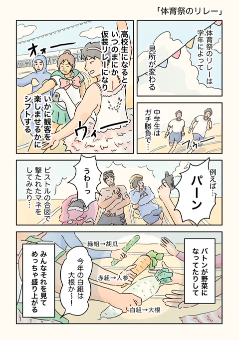 男子校の体育祭。  母校の体育祭がまもなくなので🤗がんばって💪 #男子校の生態 #男子校エッセイ