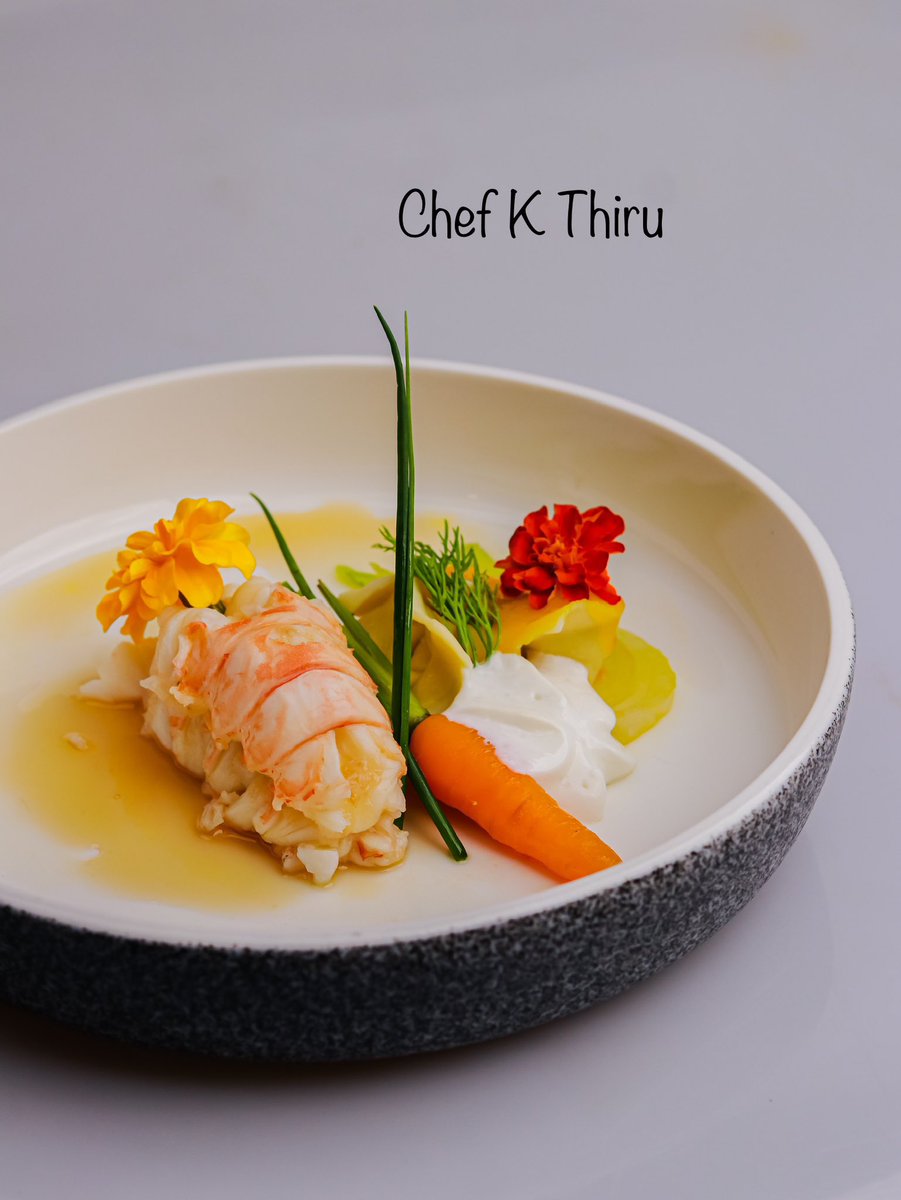 Chef Thiru (@thiruchef) on Twitter photo Succulent poached crayfish over seafood cappelletti, citrus sauce and milk foam.Crayfish delicately poached in butter, turns sweet and tender as the meat soaks up all of that delicious buttery flavor and makes for an incredible dish with a luxurious texture. <a href="/WManipal/">WGSHA Manipal</a> <a href="/ITCHotels/">ITC Hotels Ltd</a> Succulent poached crayfish over seafood cappelletti, citrus sauce and milk foam.Crayfish delicately poached in butter, turns sweet and tender as the meat soaks up all of that delicious buttery flavor and makes for an incredible dish with a luxurious texture. <a href="/WManipal/">WGSHA Manipal</a> <a href="/ITCHotels/">ITC Hotels Ltd</a>