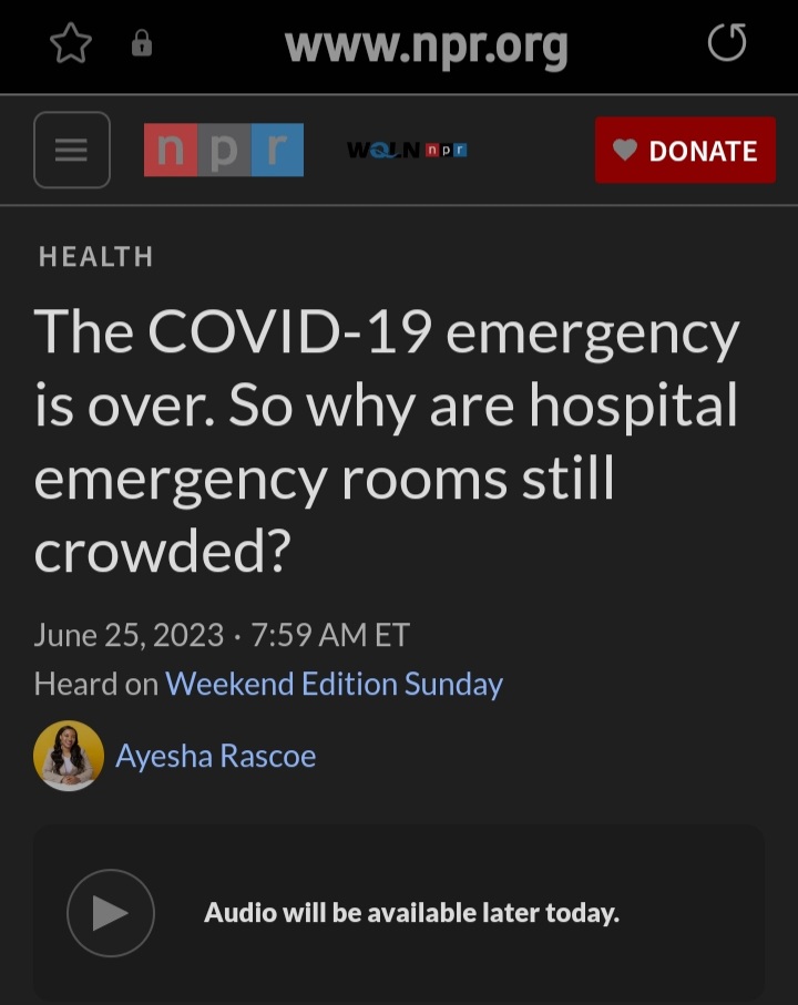 I got a few reasons:
1. Massive healthcare worker shortages.
2. People delaying healthcare until crisis level.
3. Pre-existing conditions exacerbated by SARS-CoV-2.
4. Other infections due to immune system damage from SARS-CoV-2. 
5. Organ damage from SARS-CoV-2.
6. Acute covid.