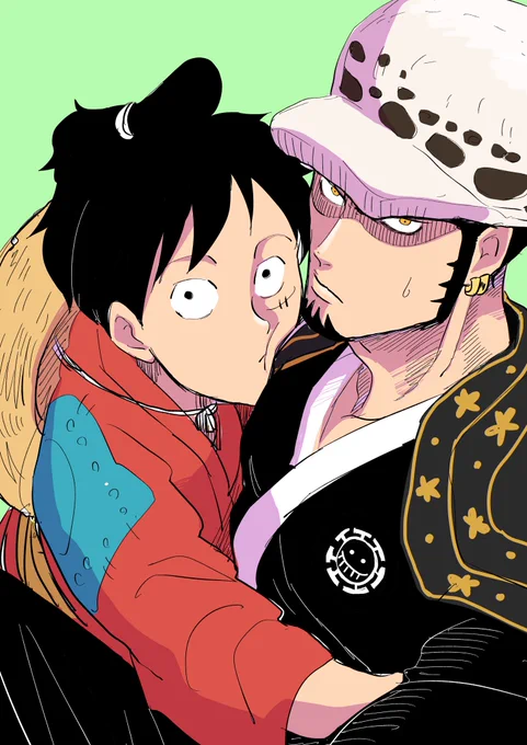 諸々漫画を見返してたらワンピにハマってた頃の絵がたくさん出てきた ルローのコンビかわいいよね