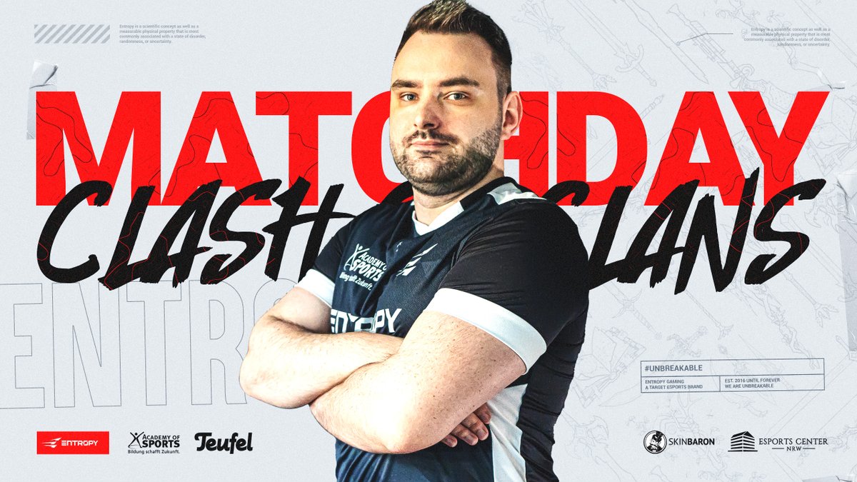 EntropyGaming's tweet photo. Neben der #ChampWarLeague gibt es im #WarriorCup noch genug zu tun! Wir haben uns bis ins Viertelfinale durchgekämpft, das Finale liegt zum Greifen nah! ⚔️

🆚 @QLASH_Space 
🕑 22:00

@CC_Victor_CC | #WarriorCup https://t.co/hrT0ikRrsu