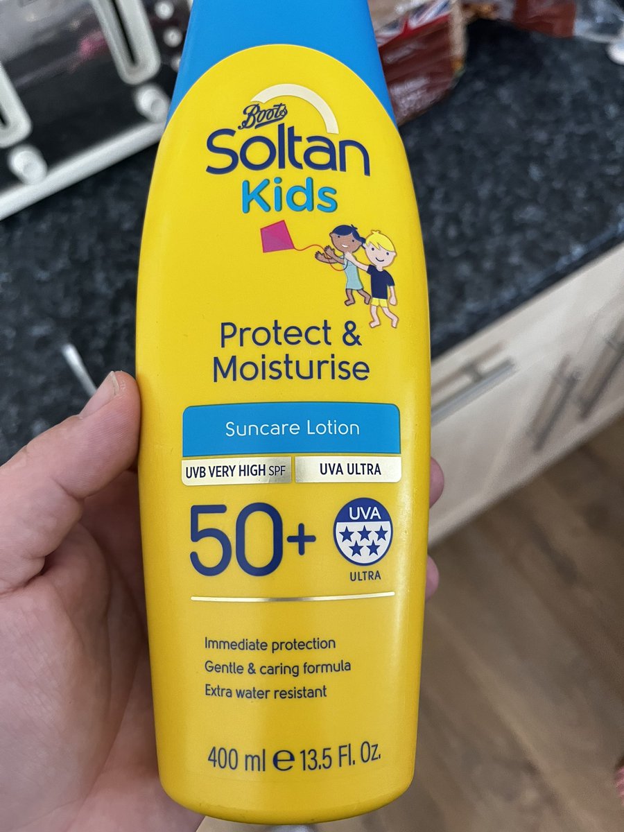 JoAdlam82's tweet photo. @BootsUK this is a reaction from Soltan kids. Any idea why? Is there an alternative product that you could suggest? https://t.co/rSWREF3ZpT