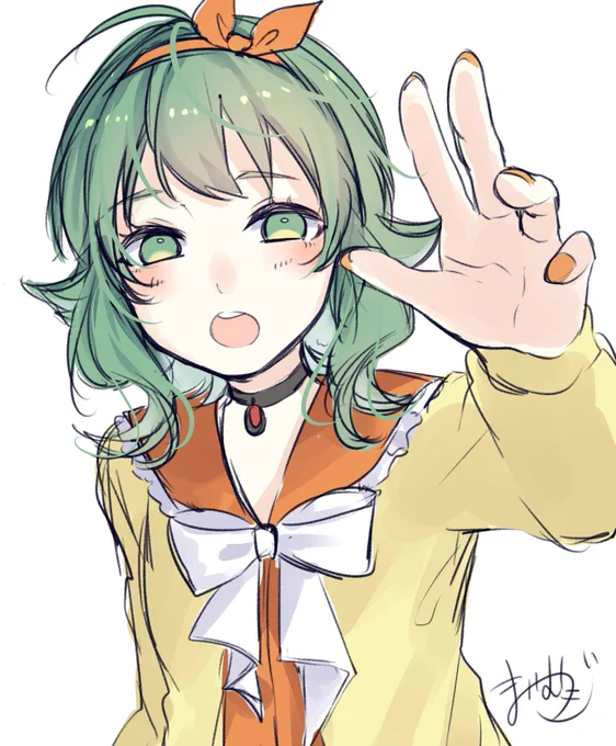 そういうことだ  #ほっぺの斜線は可愛い