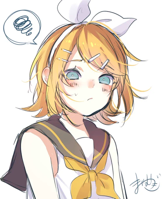 そういうことだ  #ほっぺの斜線は可愛い