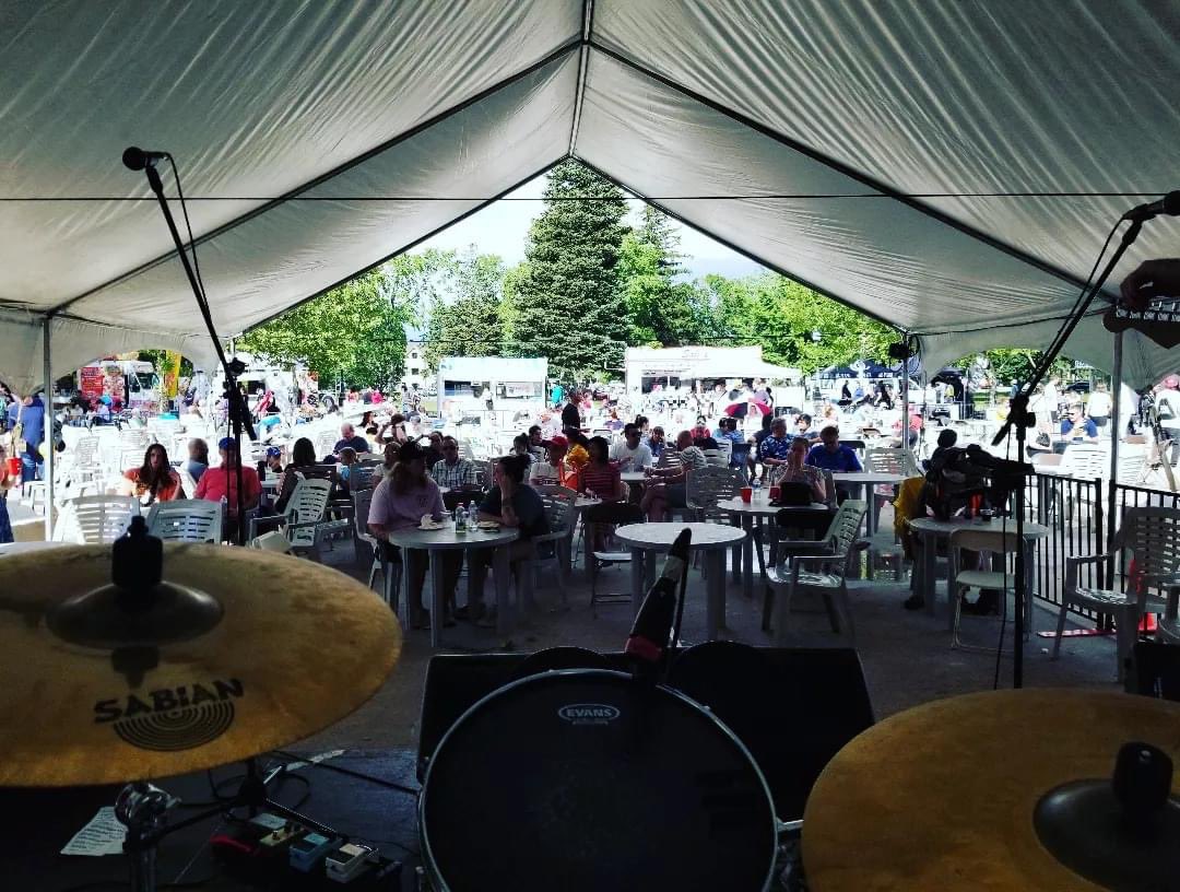 Beauty time yesterday at London International Foodfest! Killer setup in the Beer Garden! Great vibe! More great bands rocking down there today so head on out! #londoninternationalfoodfestival #victoriapark #downtownlondon