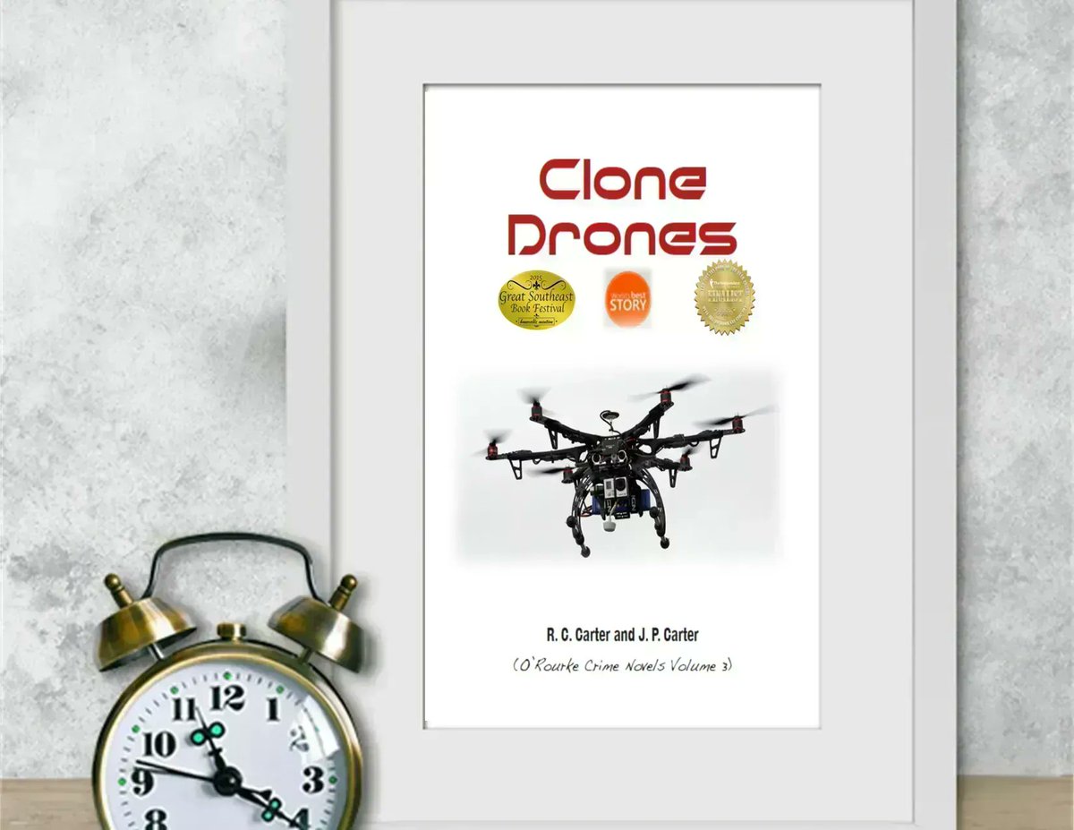CLONE DRONES
'...To complicate matters, they have to work against the clock to rescue one of their own....'
Will they succeed?
buff.ly/2KvM9xU
US    buff.ly/3cTcCnR
UK   buff.ly/33n9bCr
#Books #IARTG #indieauthors #ian1 #bookboost #mybookagents