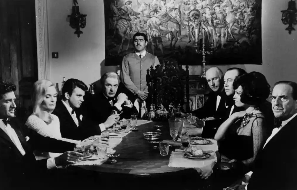 The Tinseltown Twins on Twitter "Leo Genn with Hugh O'Brian, Shirley