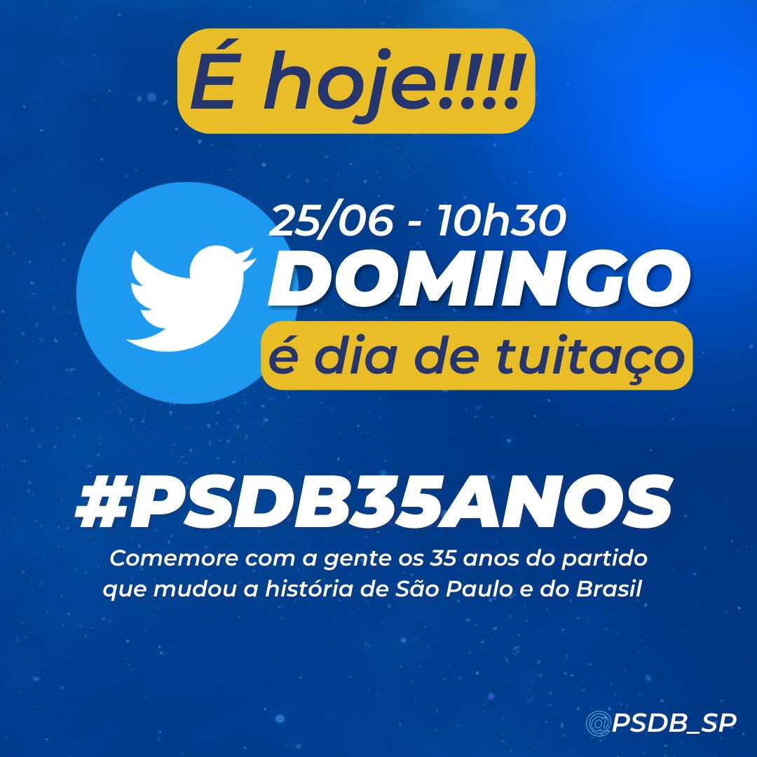 esildaalciprete's tweet image. #PSDB35anos