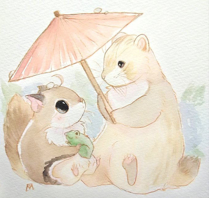 「雨香る梅雨の季節の芸術祭」のTwitter画像/イラスト(新着))