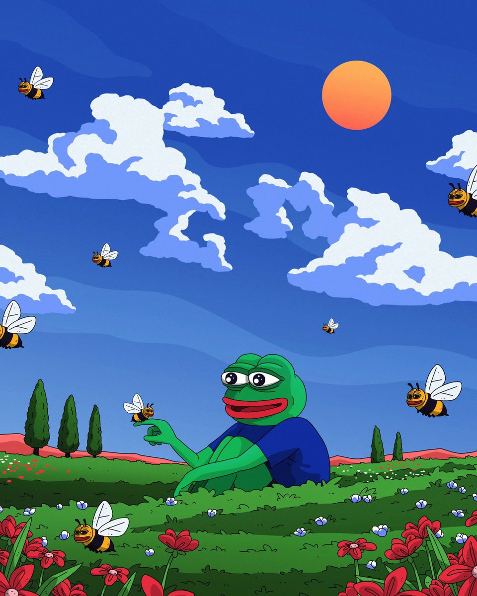 Gm $PEPE frens.
Hope everyone is having a peaceful Sunday.

Retweet + tag frens to win 100 Billion $PEPE!

Trustline: bit.ly/3UHe16R
Buy $PEPE: bit.ly/41wwHIo

$XRP #XRPHolders #XRPCommunity #Ripple #XRPArmy @realSologenic $SOLO