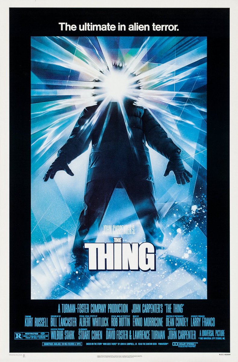 Happy 41st Anniversary to #JohnCarpenter’s “The Thing”… still the ultimate in alien terror! 🎂 ❄️