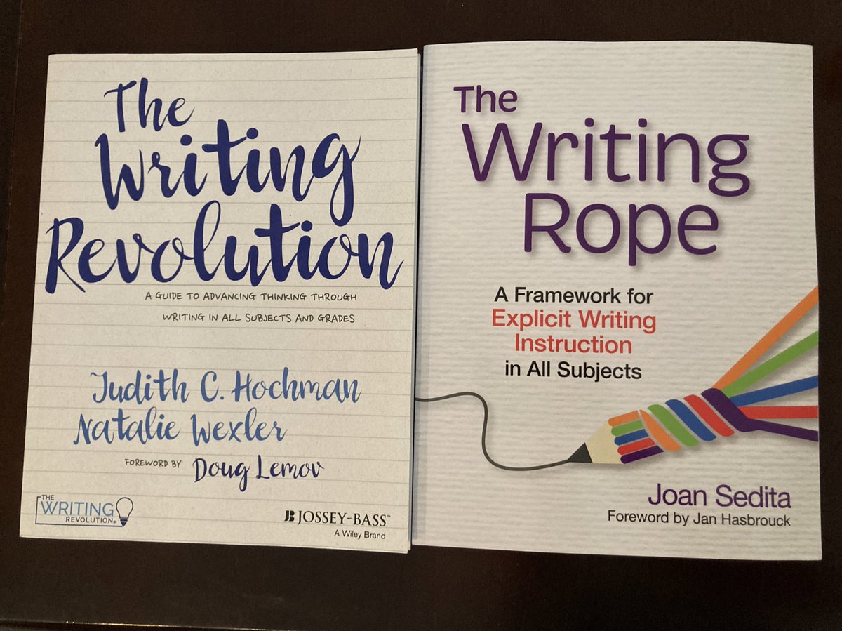 What are your thoughts on these books on #writinginstruction? #literacy