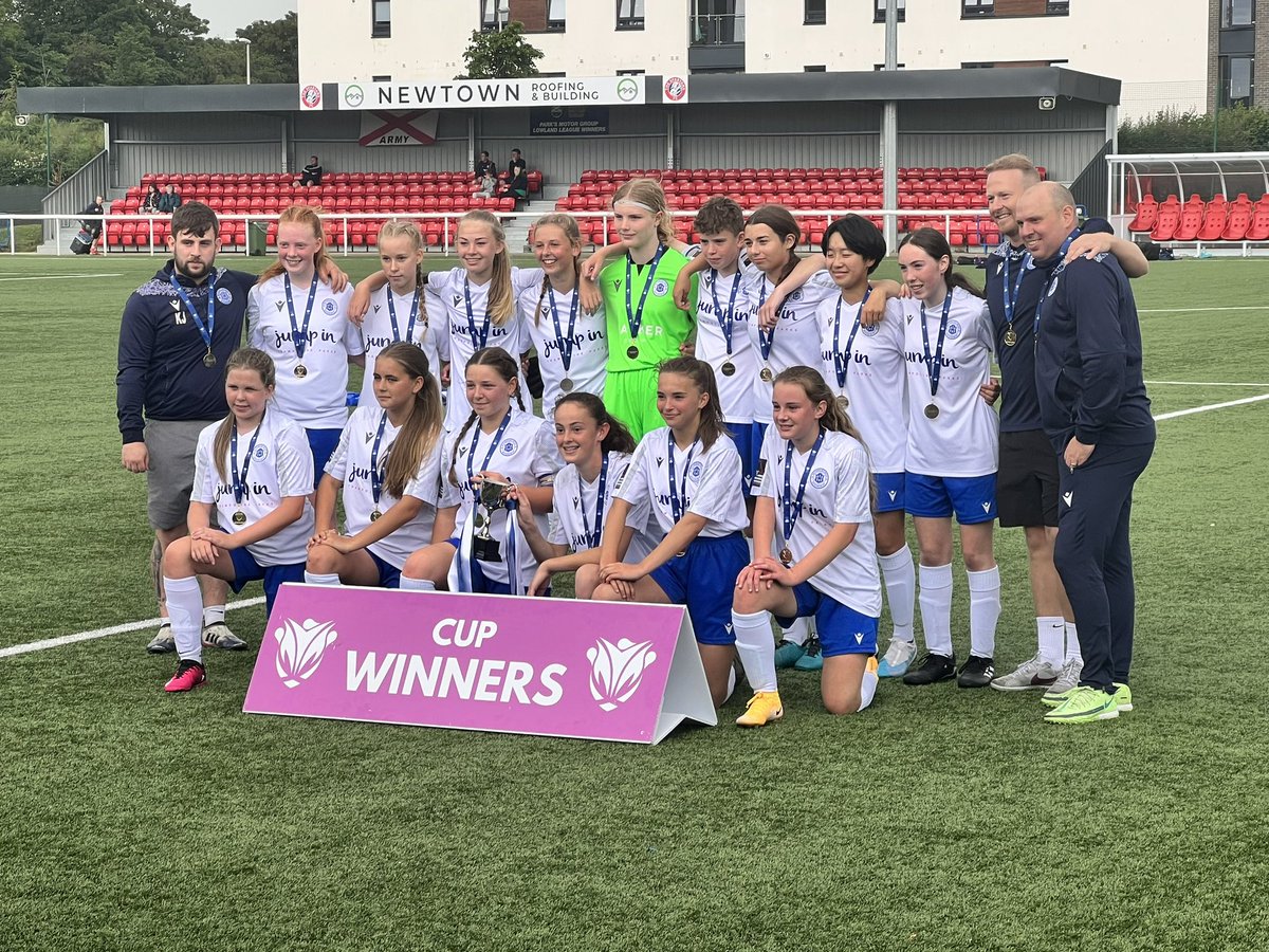 Well done to our U14 girls winning the league cup final 💙⚽️