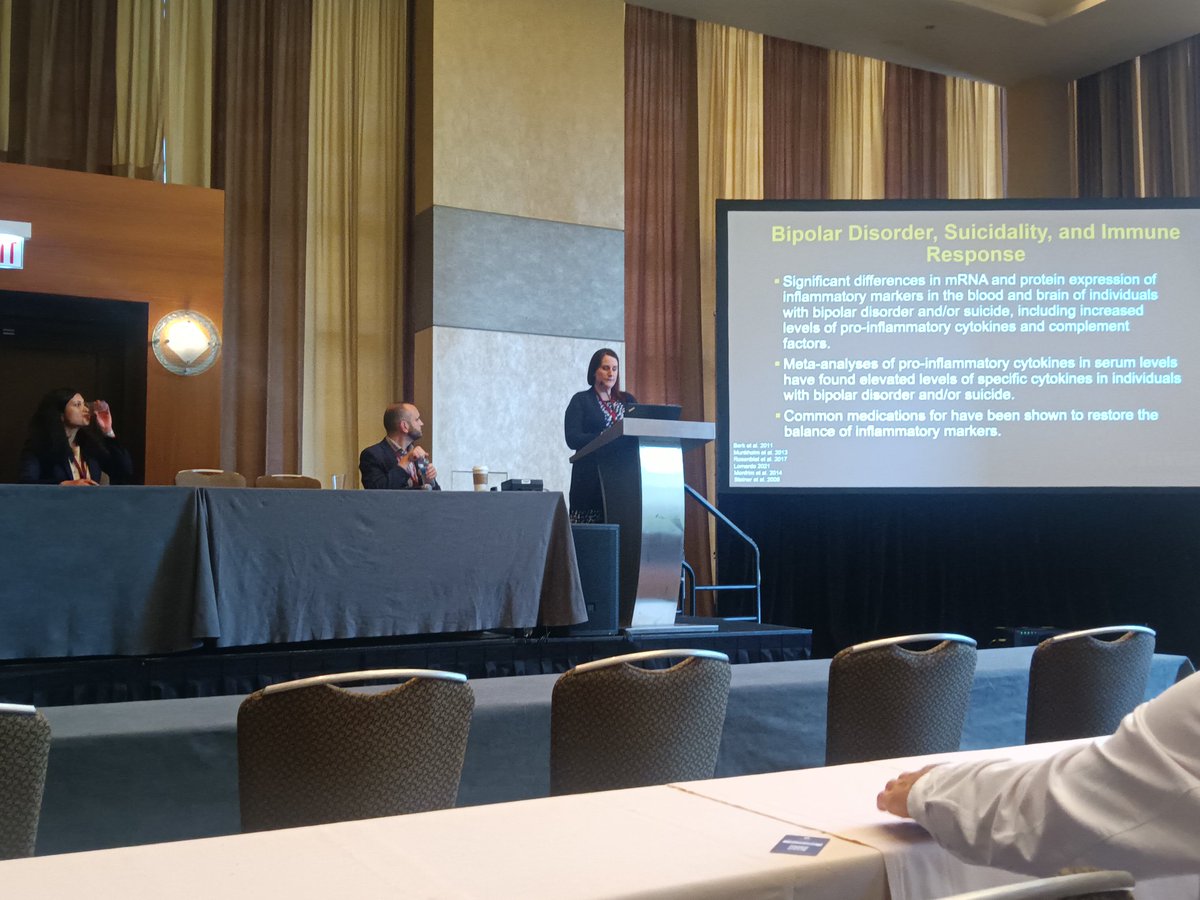 Emese Kovács (@kovacsemesehc) on Twitter photo Learning about the Biological Basis of Suicide at <a href="/ISBD4/">ISBD</a> with <a href="/FriesGabriel/">Gabriel R. Fries</a> and <a href="/MarieEIrish/">Marie Gaine 🐘</a>. So nice to see that at an 8am symposium, so many people came out to learn about this important subject! <a href="/UIPharmacy/">UIPharmacy</a> #isbd2023 Learning about the Biological Basis of Suicide at <a href="/ISBD4/">ISBD</a> with <a href="/FriesGabriel/">Gabriel R. Fries</a> and <a href="/MarieEIrish/">Marie Gaine 🐘</a>. So nice to see that at an 8am symposium, so many people came out to learn about this important subject! <a href="/UIPharmacy/">UIPharmacy</a> #isbd2023